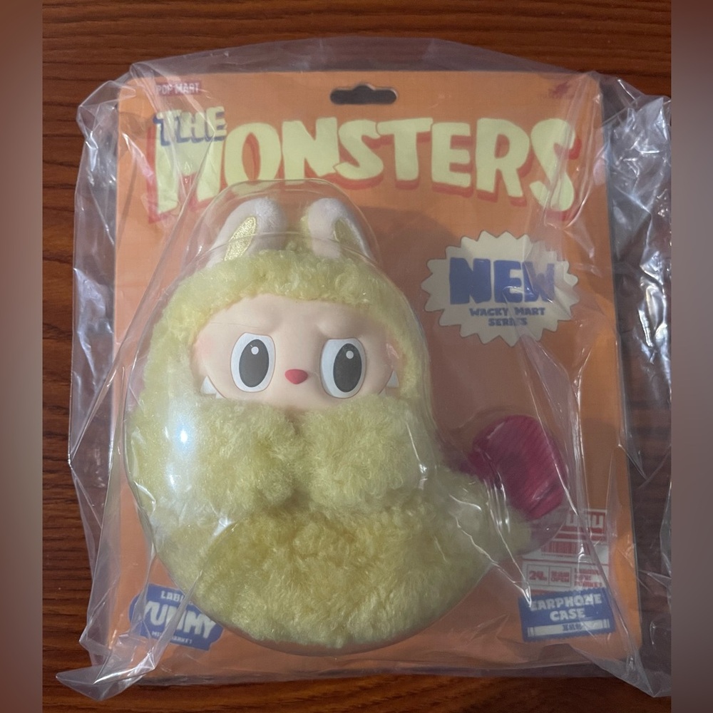 Pop Mart Wacky Mart Shrimp Tempura Labubu Earphone Case